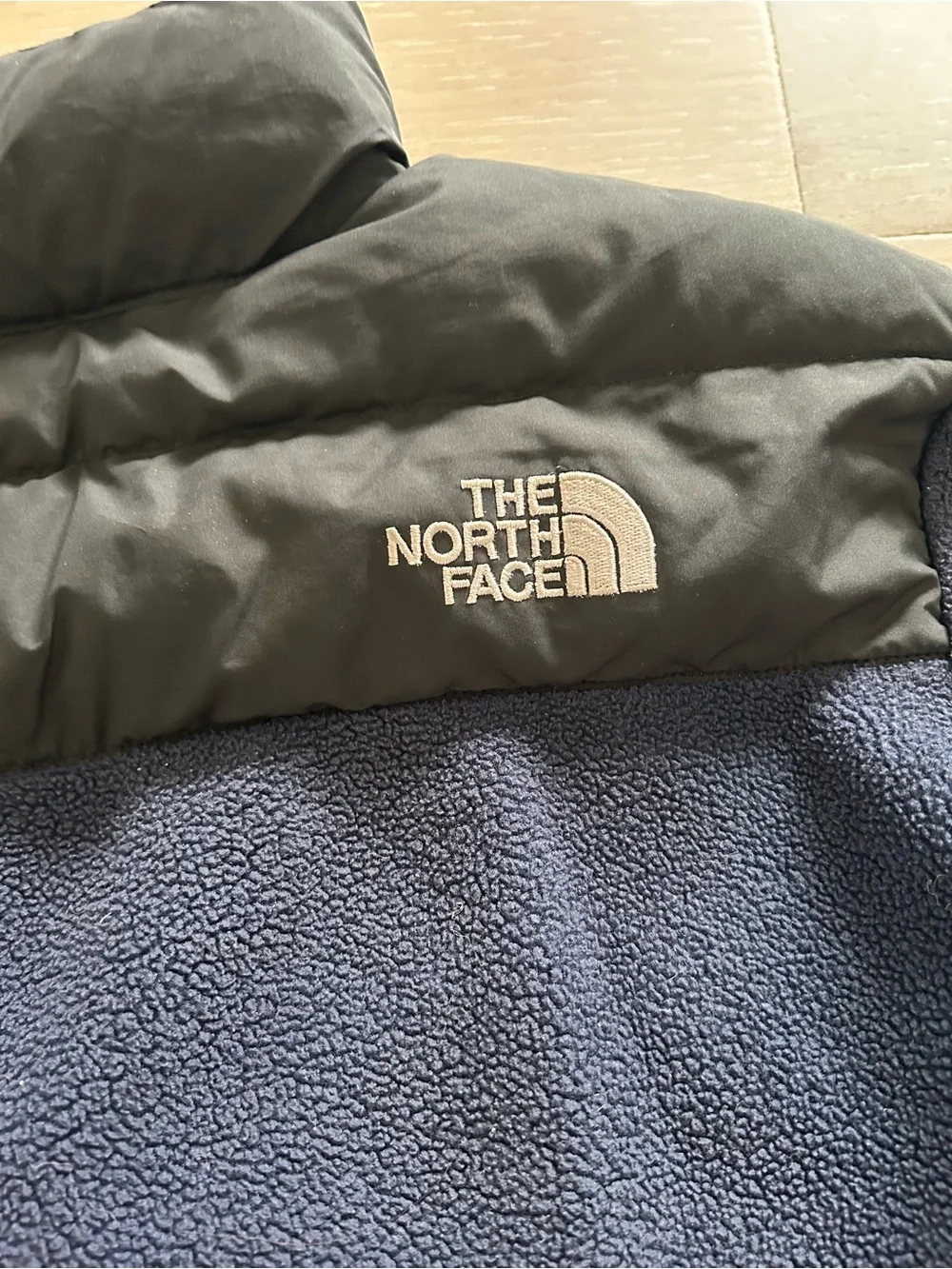 The North Face Kids Navy & Black Puffer Fleece Jacket